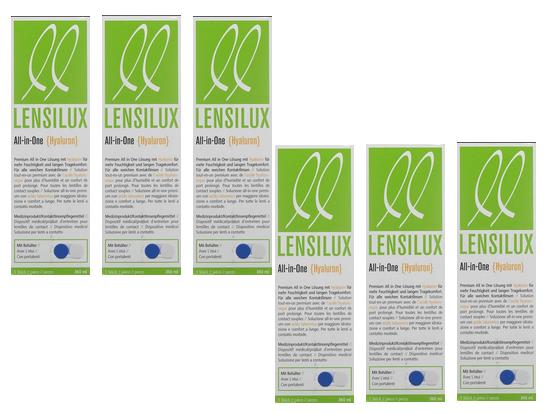 Lensilux All-in-One Hyaluron 6 x 360ml inkl. 6Behälter