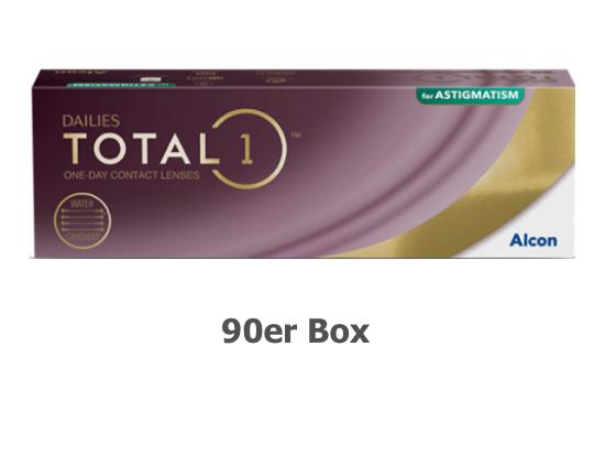 Focus Dailies Total 1 astigmatism 90er Box