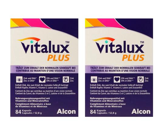 2 x Vitalux Plus Omega & Lutein