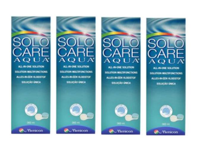 Solocare Aqua 4 x 360ml inkl. 4 Behälter