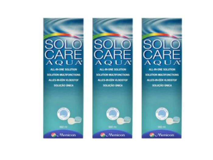 Solocare Aqua 3 x 360 ml inkl. 3 Behälter