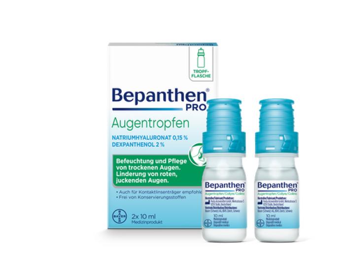 BEPANTHEN Pro Augentropfen Flacon 2x10ml