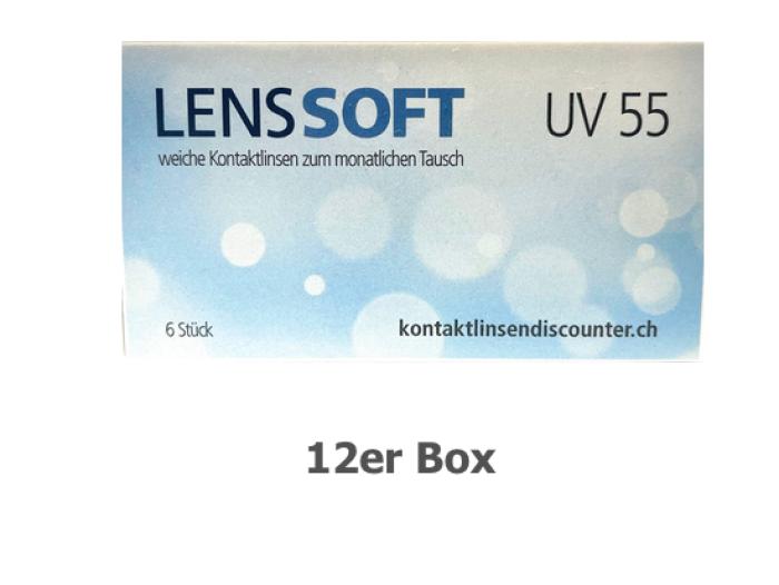 LENSSOFT UV 55 12er Box